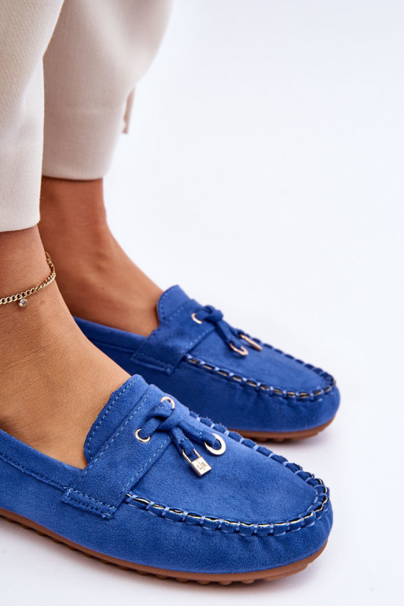 Classic Suede Loafers Blue Good Time