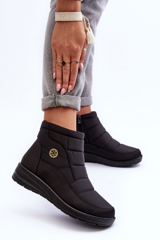 Women's Insulated Snow Boots Black Helis
