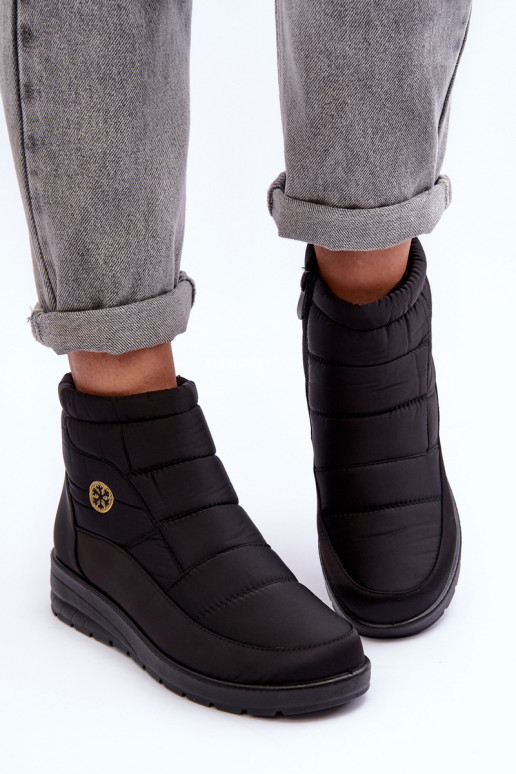 Women's Insulated Snow Boots Black Helis