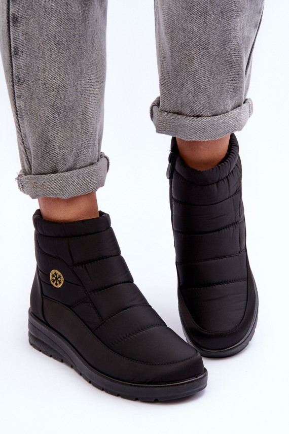 Women's Insulated Snow Boots Black Helis