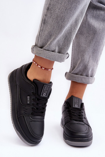 Women's Sporty Sneakers Big Star MM274353 Black 2