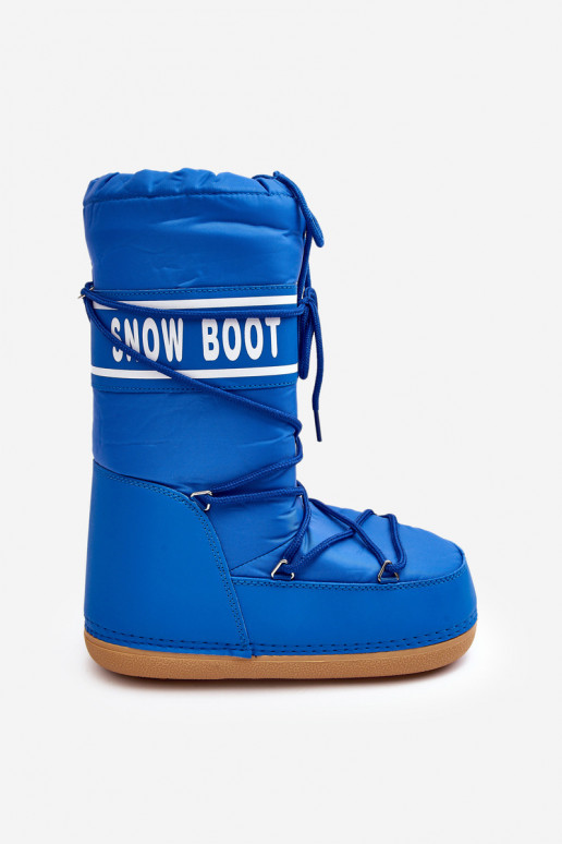 Women's High Snow Boots Blue Venila