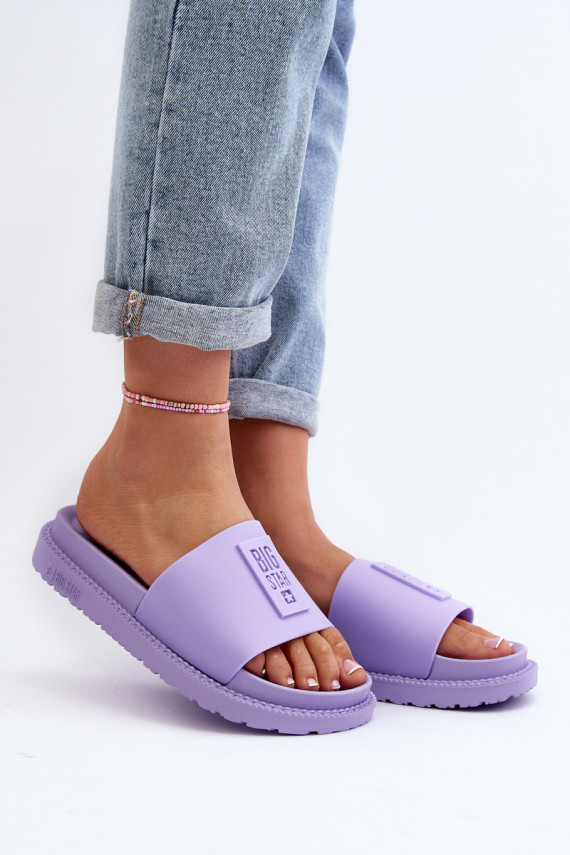 Women's sandals Big Star LL274426 Purple