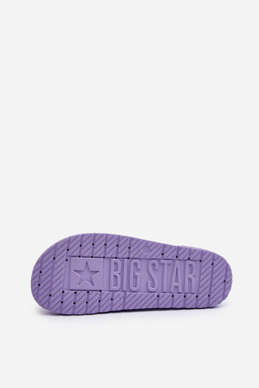 Women's sandals Big Star LL274426 Purple