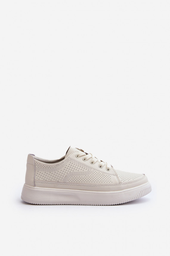 Women's Leather Sports Shoes Sneakers White Failla