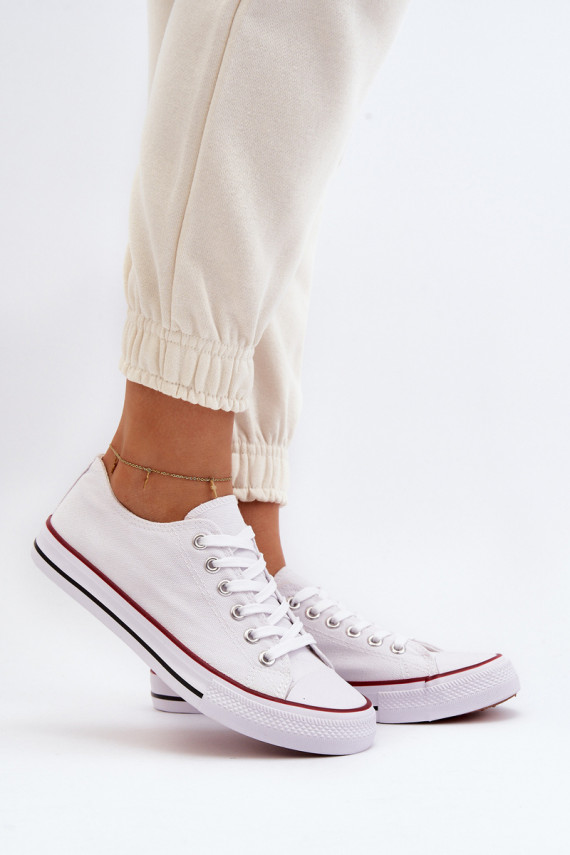 Women's Classic Sneakers Black and White Ecoma