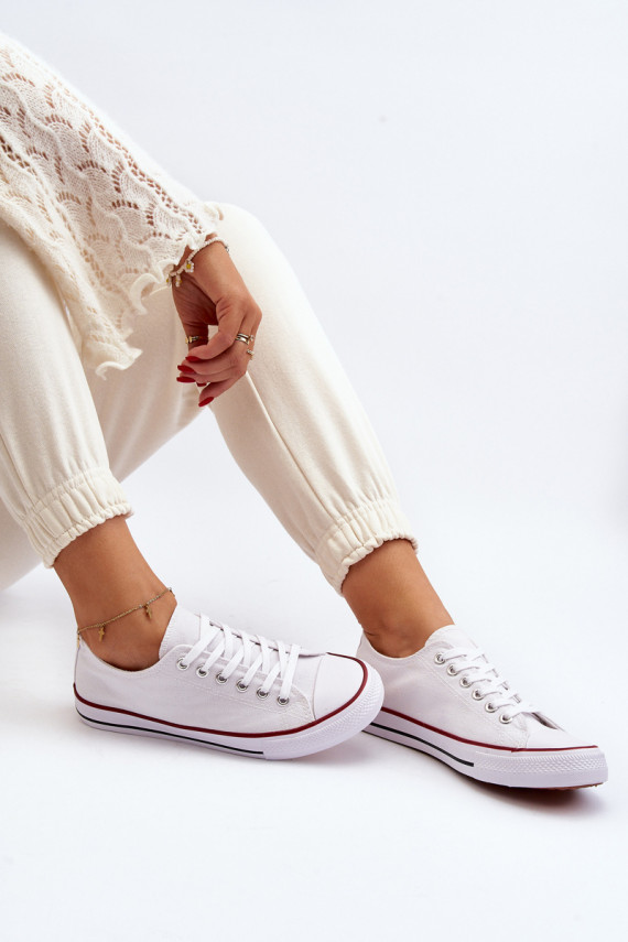 Women's Classic Sneakers Black and White Ecoma