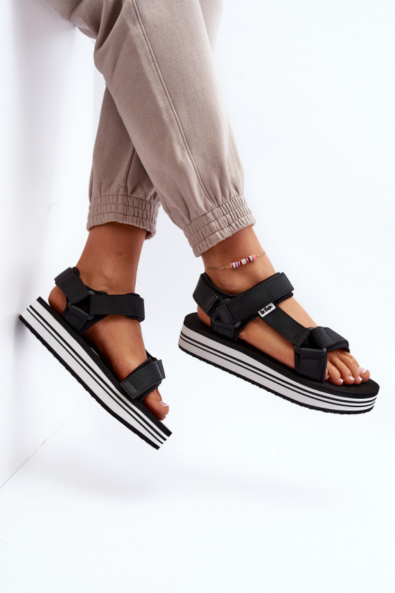 Women's Platform Sandals Lee Cooper LCW-24-05-2753L Black