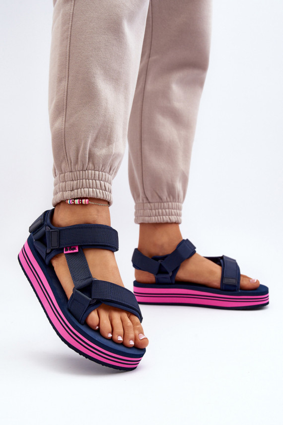 Women's Platform Sandals Lee Cooper LCW-24-05-2753L Black