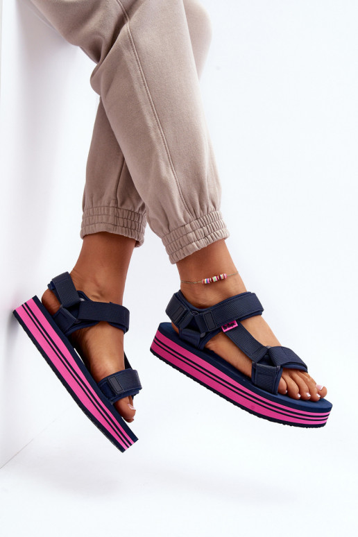 Women's Platform Sandals Lee Cooper LCW-24-05-2753L Black