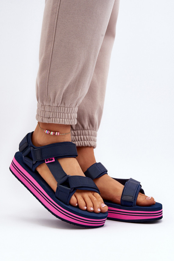 Women's Platform Sandals Lee Cooper LCW-24-05-2753L Black