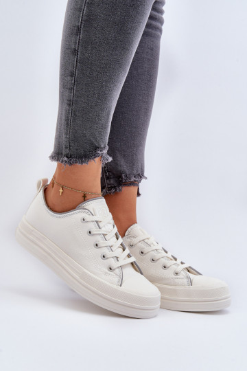 Women's Platform Trainers Big Star LL274A177 White 2