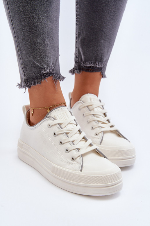 Women's Platform Trainers Big Star LL274A177 White