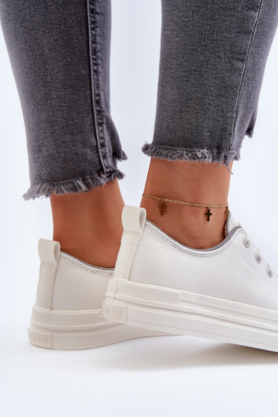 Women's Platform Trainers Big Star LL274A177 White
