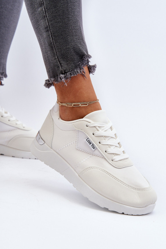 Women's White Sports Sneakers Vovella