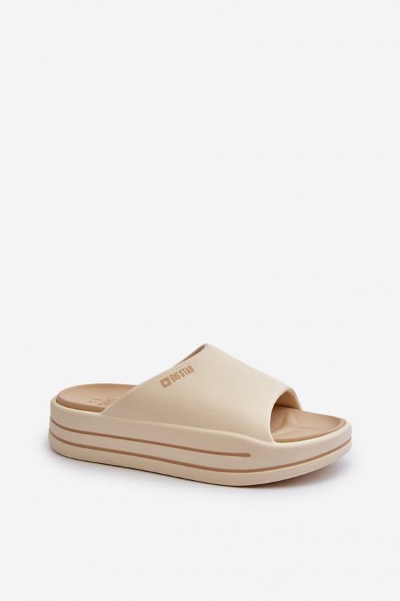 Women's Platform Sandals Big Star NN274A034 Beige
