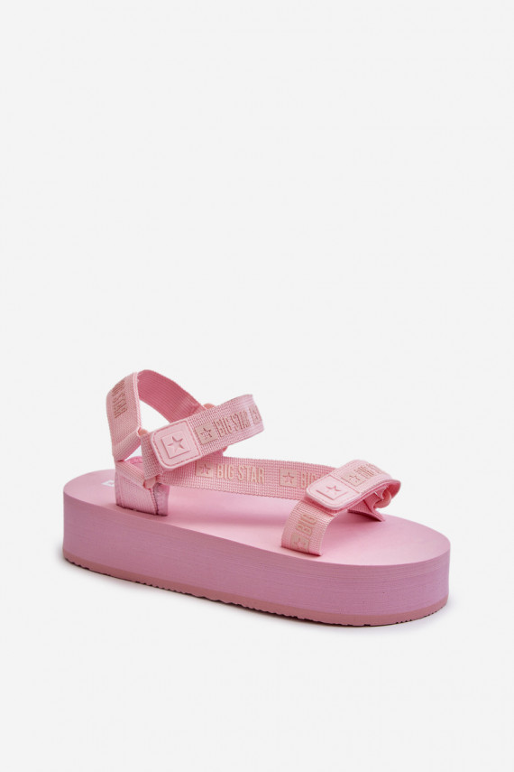 Women's Platform Sandals Big Star NN274A529 Pink