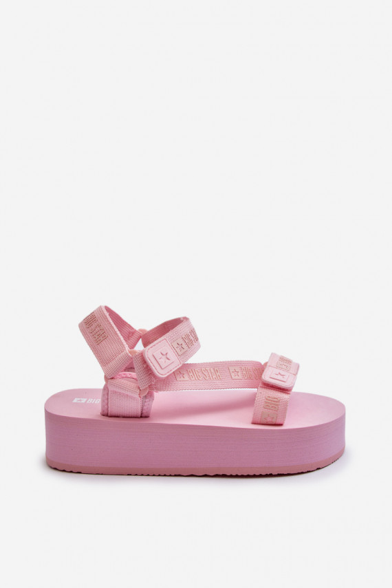 Women's Platform Sandals Big Star NN274A529 Pink