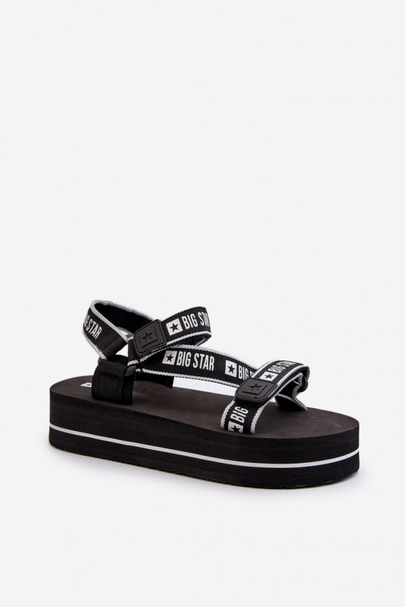 Women's Platform Sandals Big Star NN274A525 Black