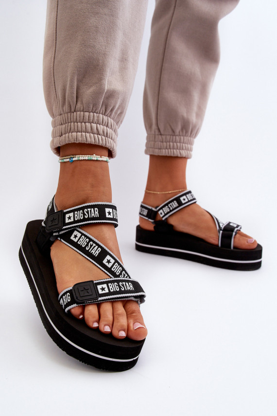 Women's Platform Sandals Big Star NN274A525 Black