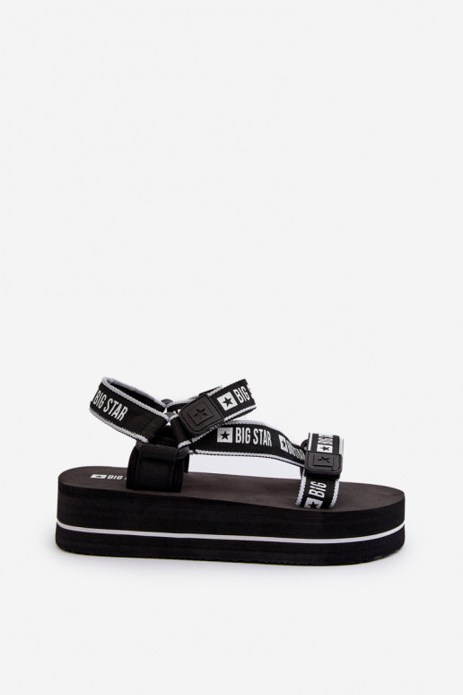 Women's Platform Sandals Big Star NN274A525 Black