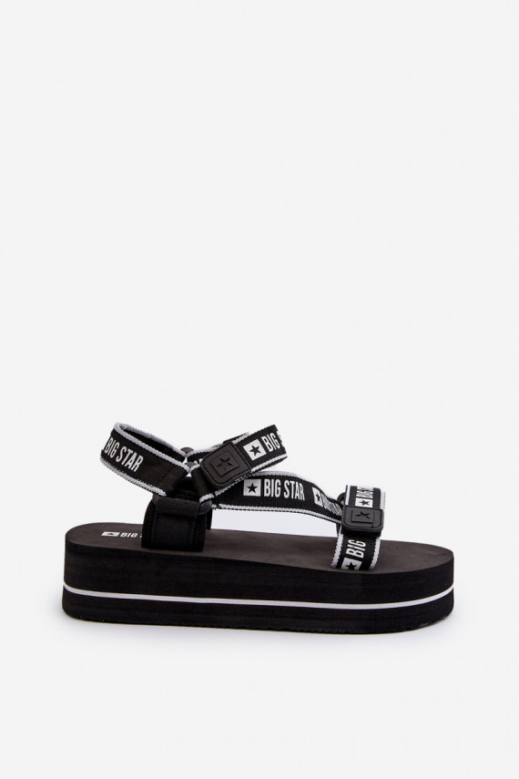 Women's Platform Sandals Big Star NN274A525 Black