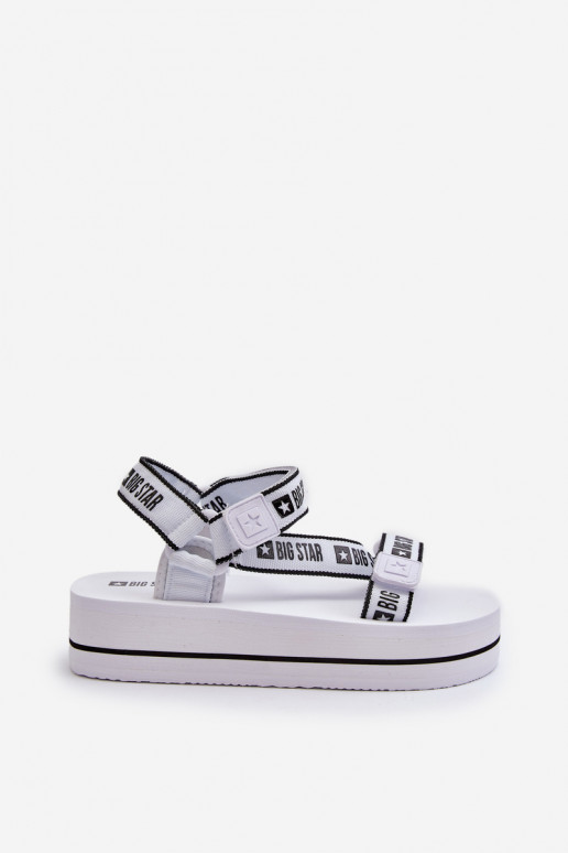 Women's Platform Sandals Big Star NN274A526 White
