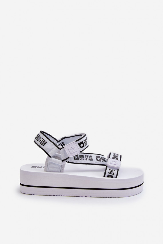 Women's Platform Sandals Big Star NN274A526 White