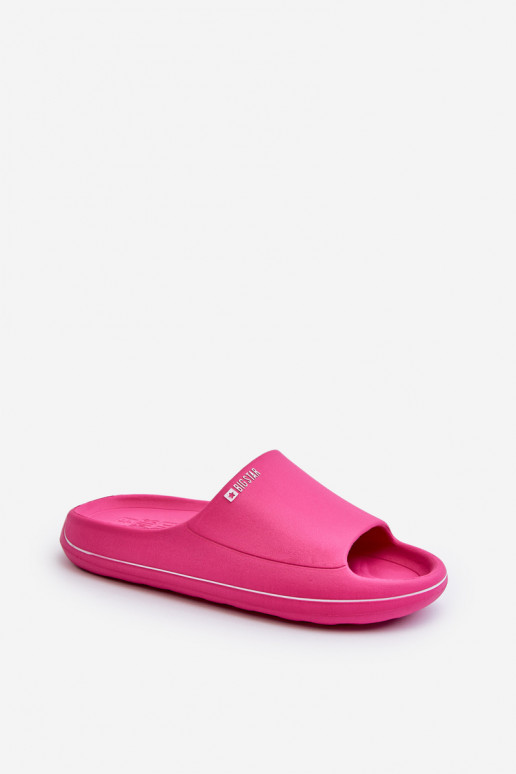 Light Women's Slippers Big Star NN274A041 Fuchsia
