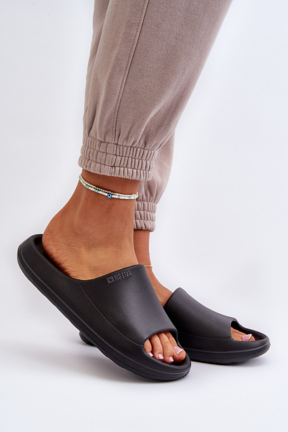 Light Women's Flip Flops Big Star NN274A042 Black
