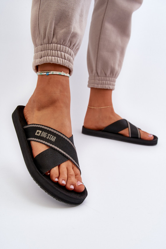 Women's Flip Flops Big Star NN274A059 Black