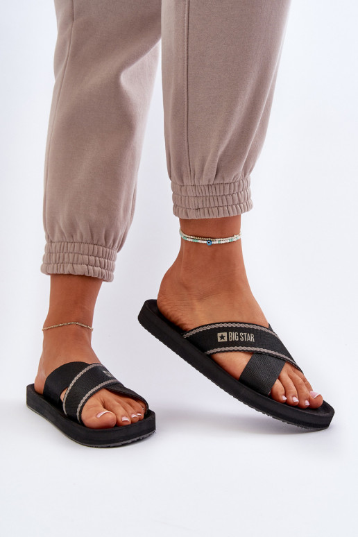 Women's Flip Flops Big Star NN274A059 Black