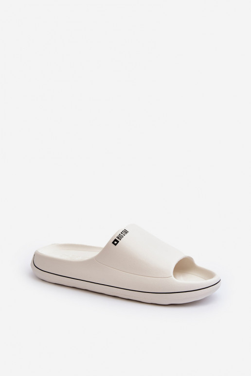 Light Women's Flip Flops Big Star NN274A043 White