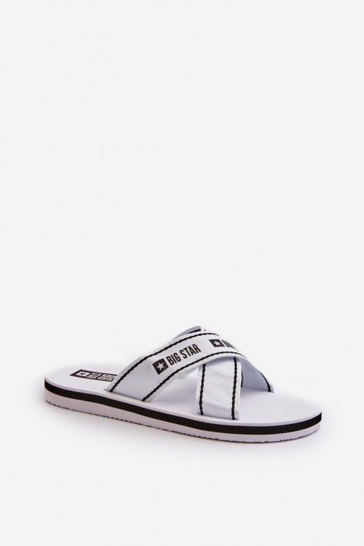 Women's Flip Flops with Foam Sole Big Star NN274A509 White