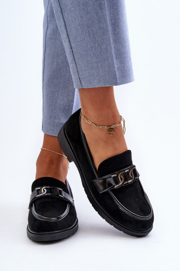 Women Suede Moccasins S.Barski HY350A 2