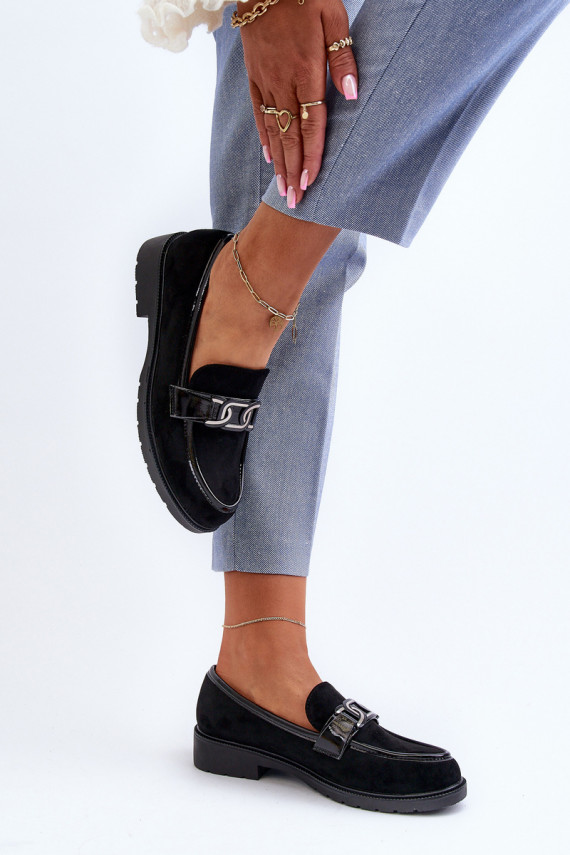 Women Suede Moccasins S.Barski HY350A
