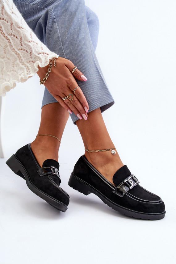 Women Suede Moccasins S.Barski HY350A