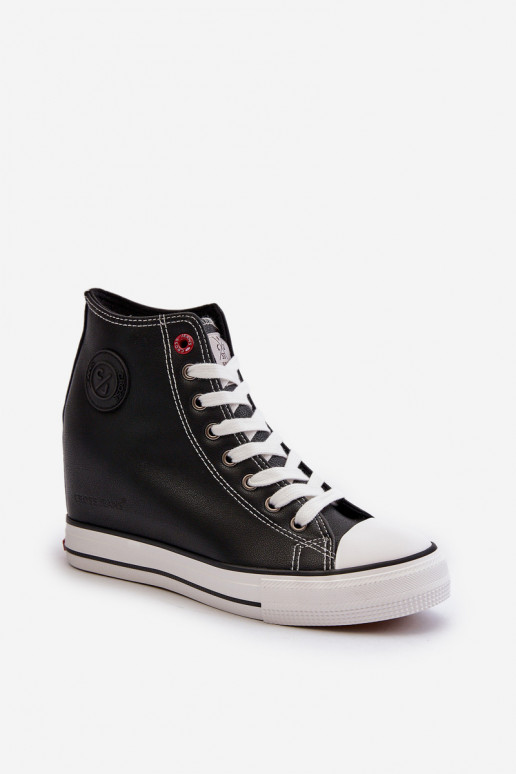 Women's Wedge Sneakers Cross Jeans NN2R4005 Black