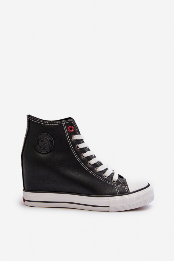 Women's Wedge Sneakers Cross Jeans NN2R4005 Black