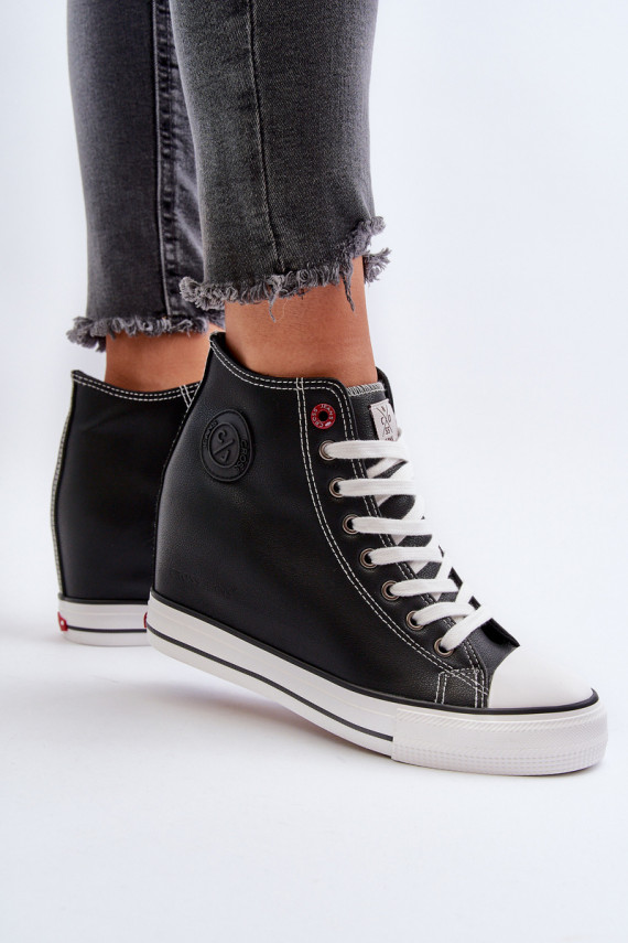 Women's Wedge Sneakers Cross Jeans NN2R4005 Black