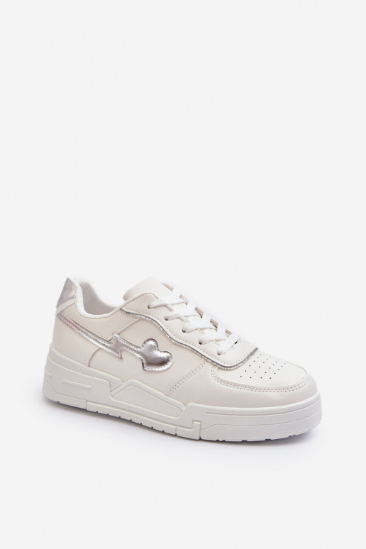 Women's Platform Sneakers White Zeparine