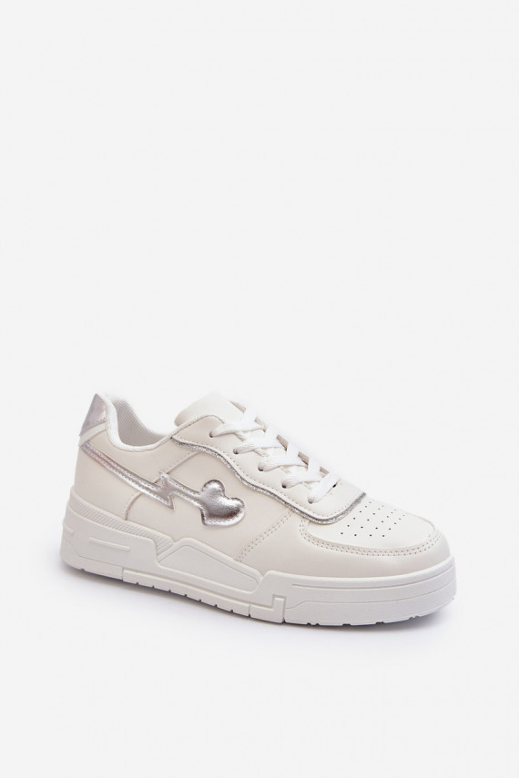 Women's Platform Sneakers White Zeparine