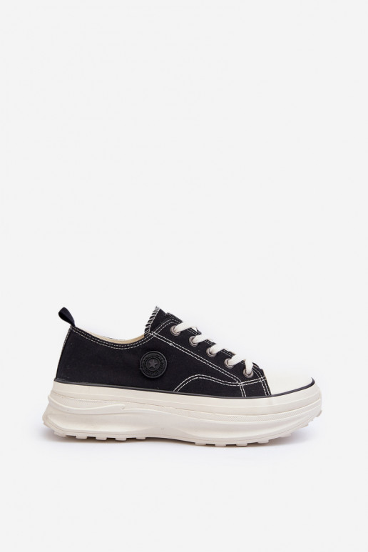 Women's sneakers on a chunky sole Big Star NN274125 Black