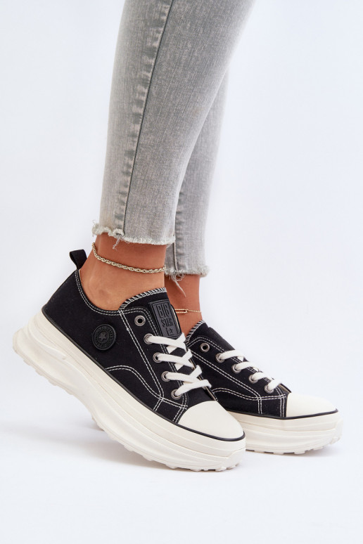 Women's sneakers on a chunky sole Big Star NN274125 Black