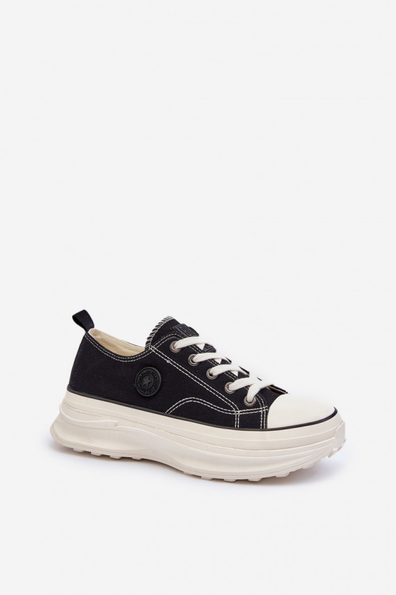 Women's sneakers on a chunky sole Big Star NN274125 Black