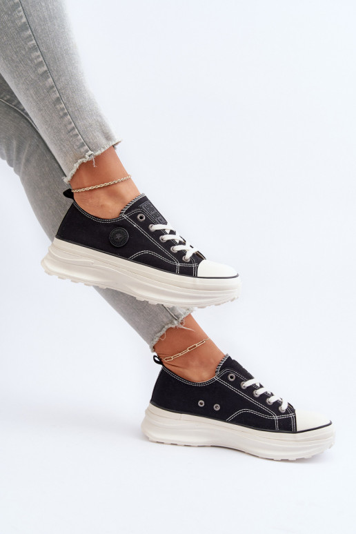 Women's sneakers on a chunky sole Big Star NN274125 Black