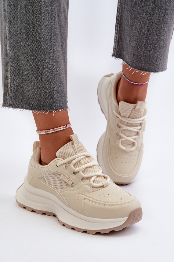 Women's Sneakers HI-POLY SYSTEM Big Star NN274A105 Beige