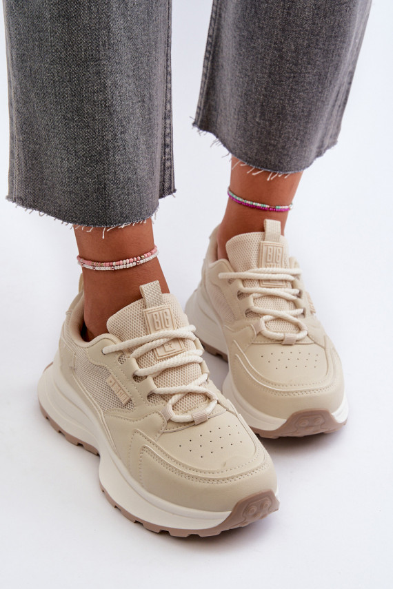 Women's Sneakers HI-POLY SYSTEM Big Star NN274A105 Beige