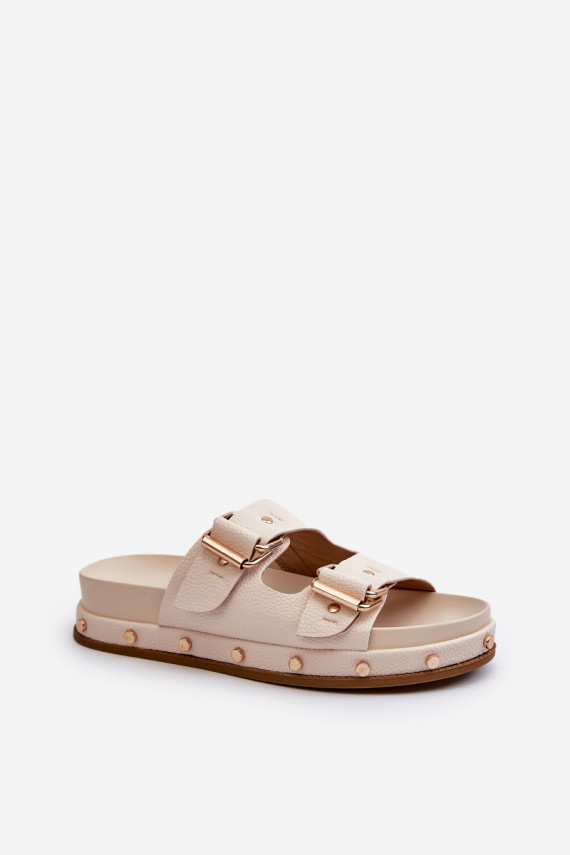 Women's Platform Sandals Big Star NN274083 Beige