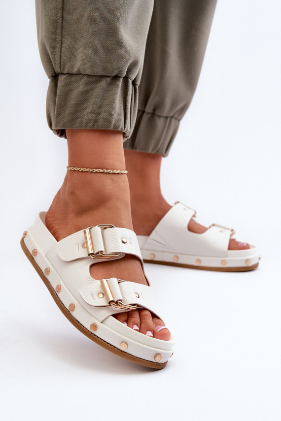 Women's Platform Sandals Big Star NN274081 White